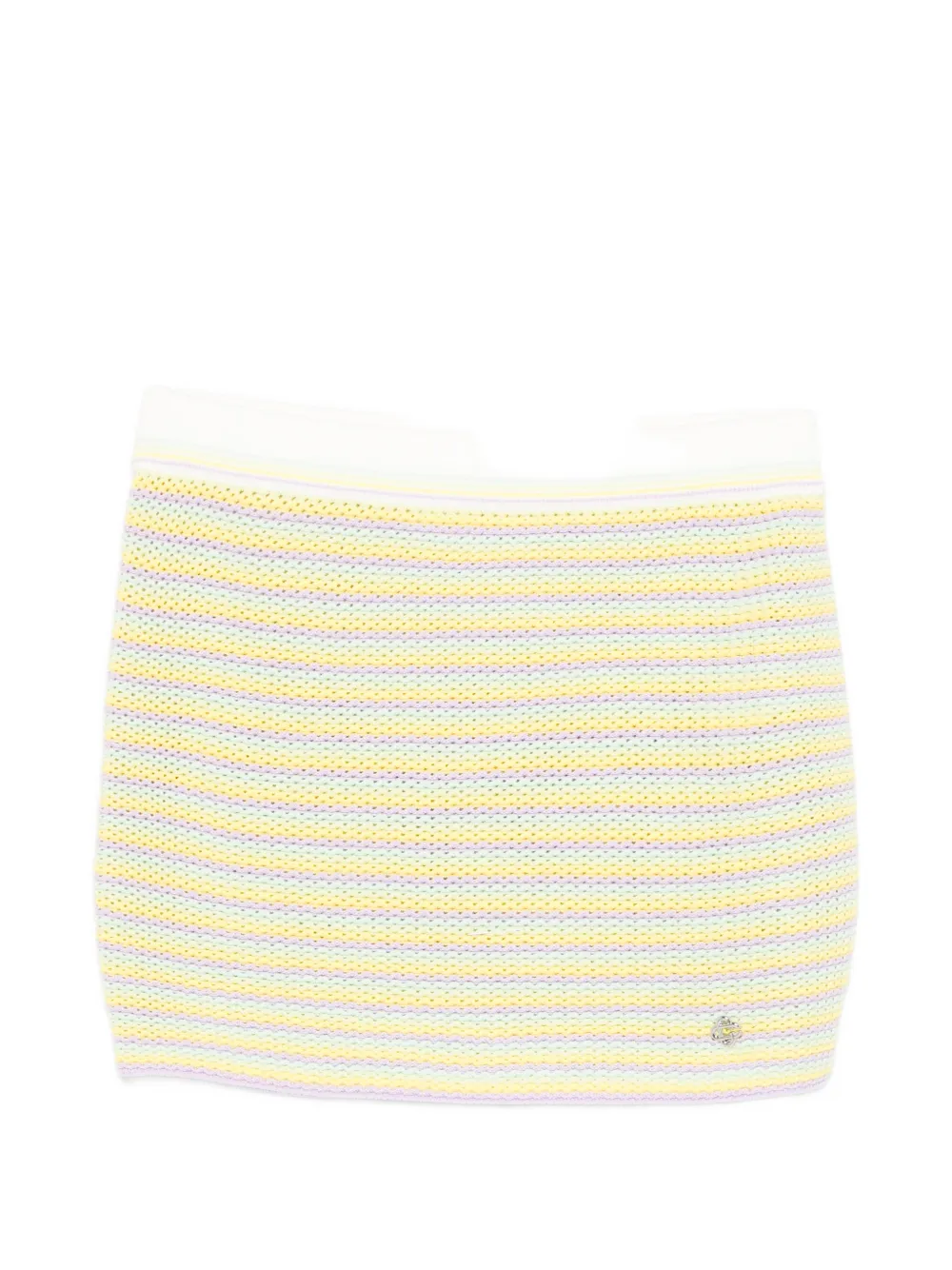 Casablanca Bourgeois striped mini skirt - Giallo