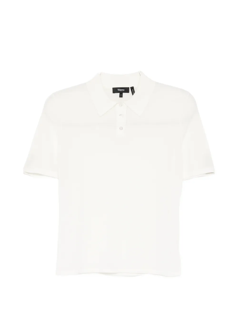 Theory short-sleeve polo shirt - Bianco