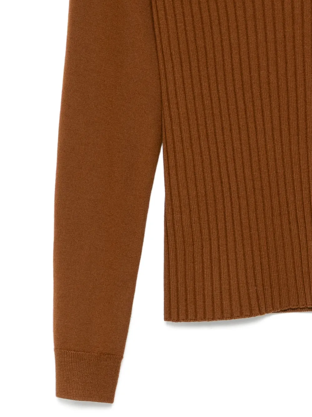 Theory Geribbelde polotop Bruin