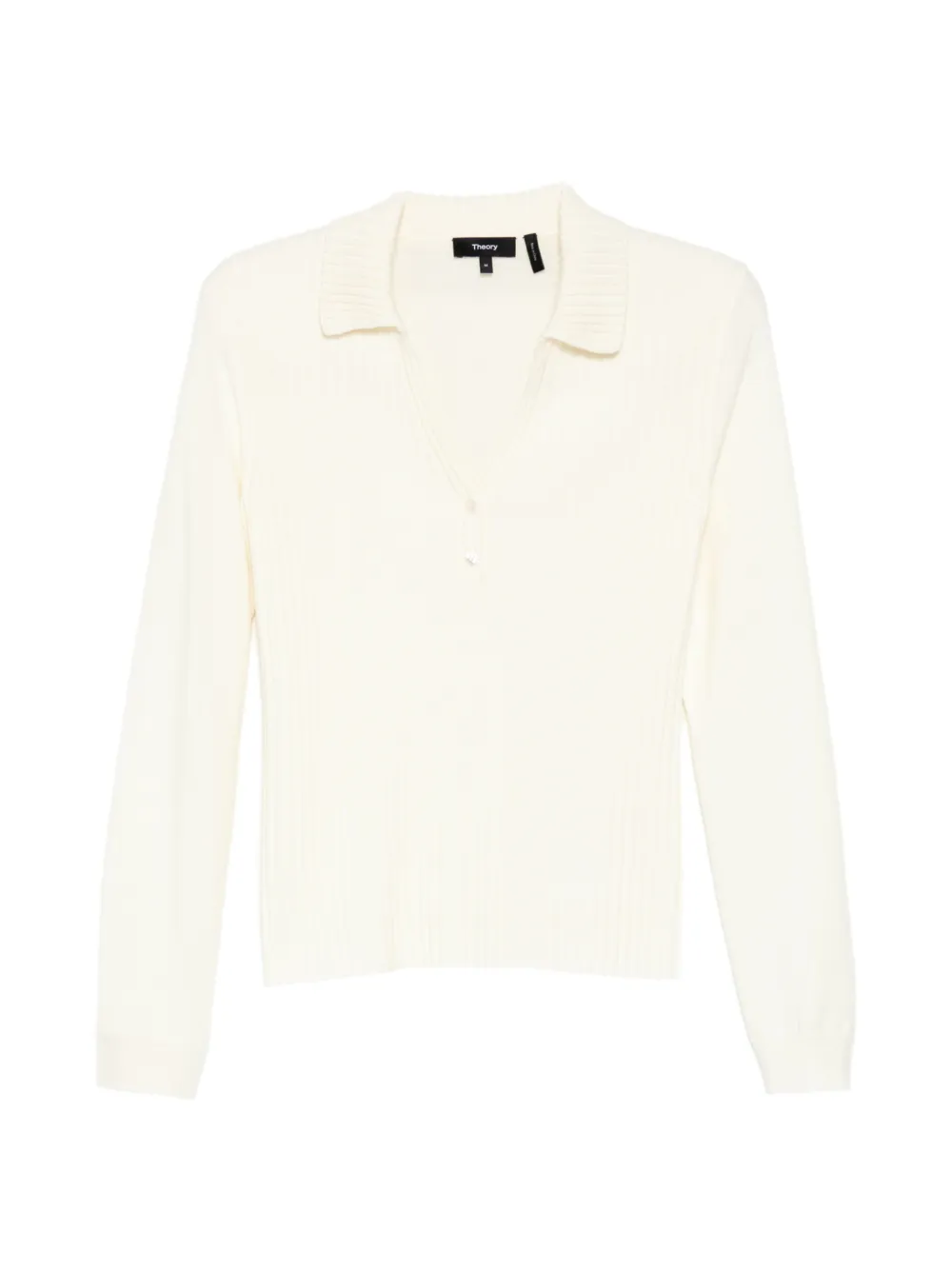 Theory ribbed polo top - Toni neutri