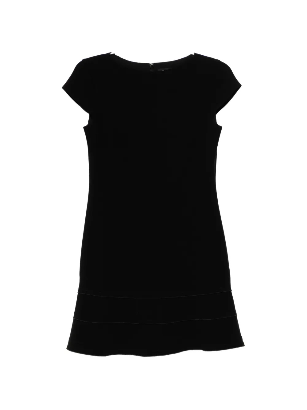 Theory tiered-hem cap-sleeve dress - Nero