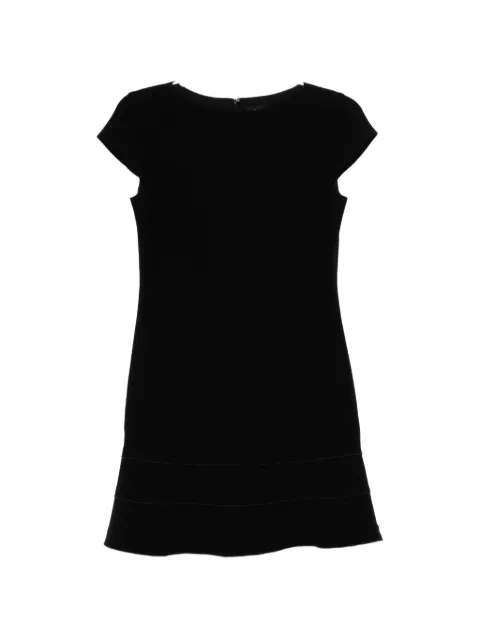 Theory tiered-hem cap-sleeve dress