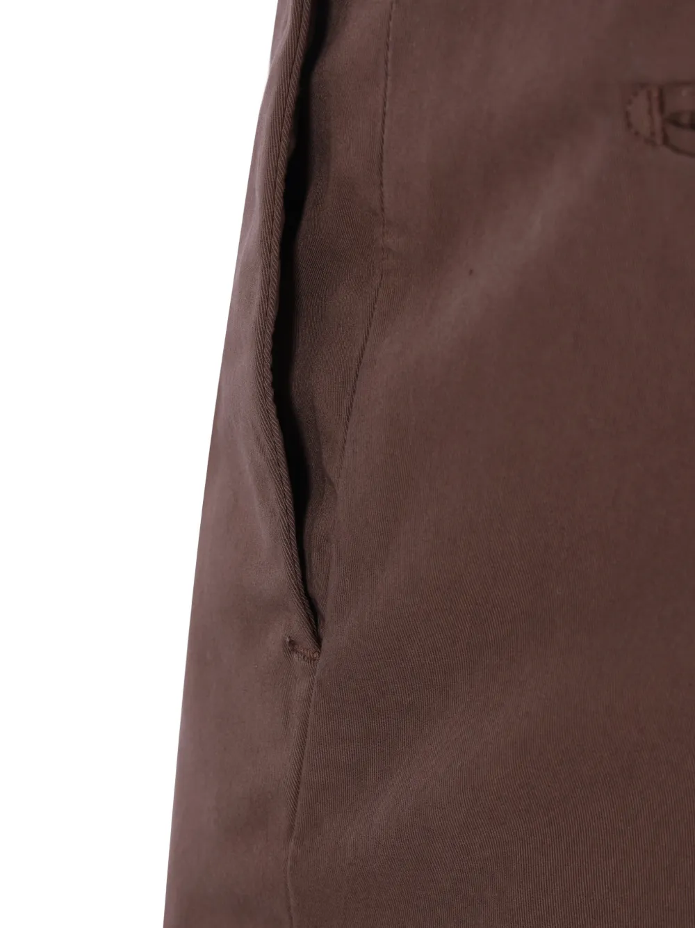 Incotex Broek met elastische tailleband Bruin