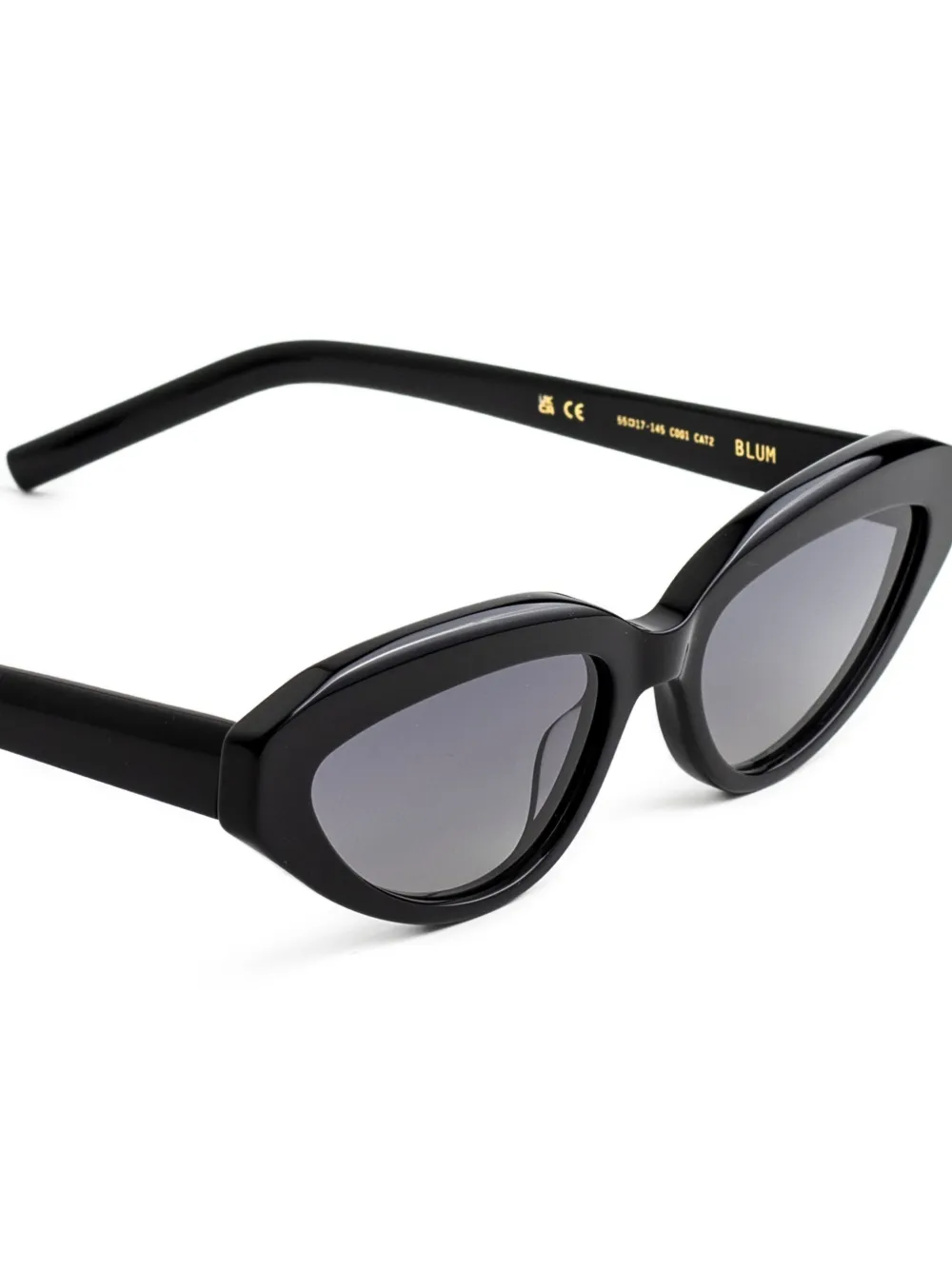 Kaleos Blum zonnebril met cat-eye montuur Zwart