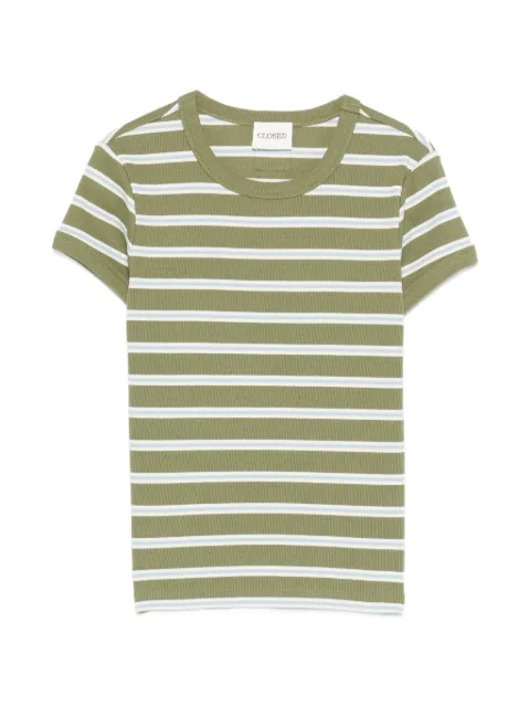 Closed striped T-shirt