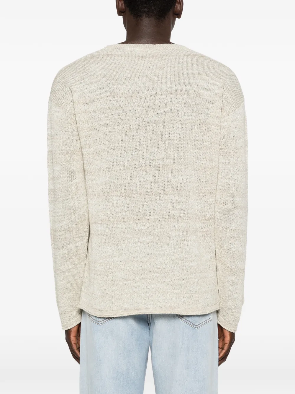 Roberto Collina Sweater met ronde hals Beige