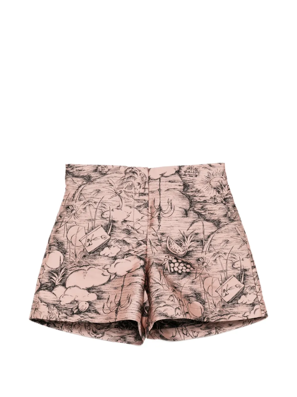 SHIATZY CHEN jacquard shorts - Pink