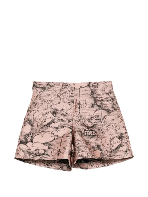 SHIATZY CHEN jacquard shorts