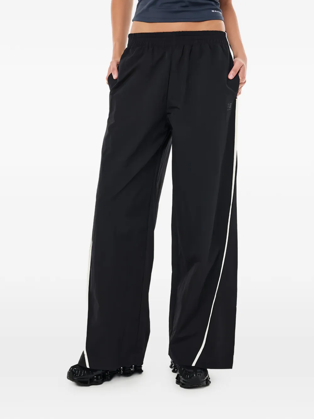 P.E Nation stripe track pants - Nero