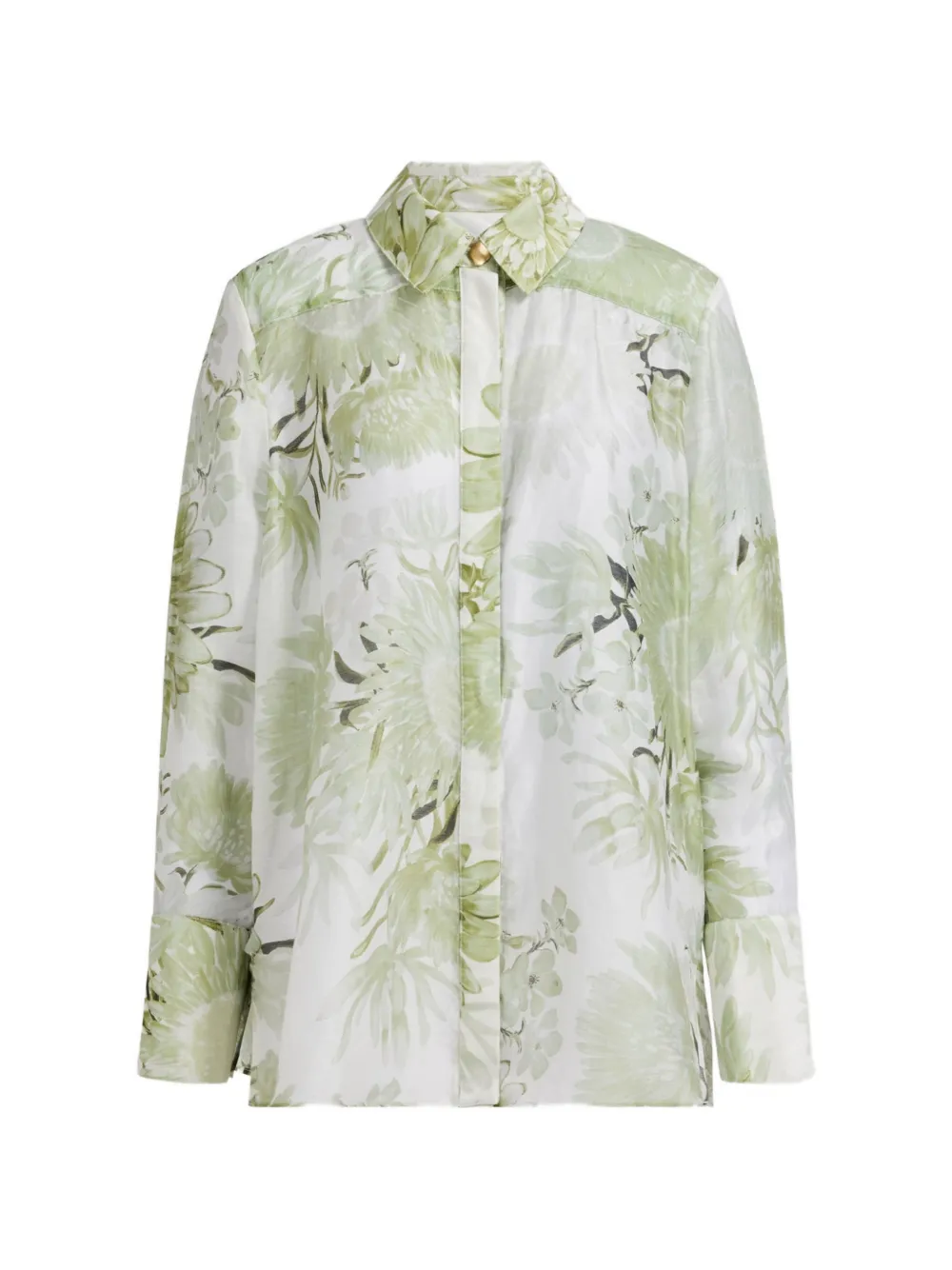 Aje reflector floral shirt - Bianco