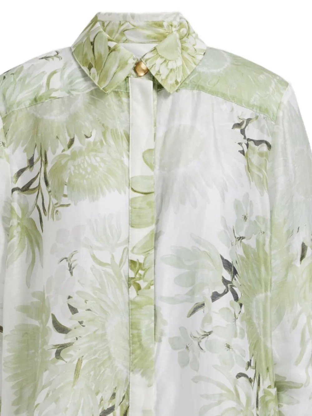 Aje Reflector blouse met bloemenprint Wit