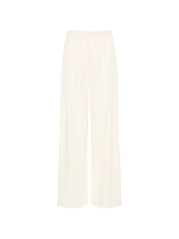 St. Agni Pleat Loop Trousers in Neutrals