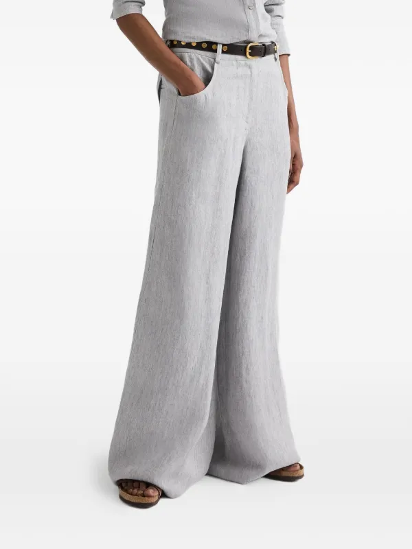 Twp Hemp Palazzo Pants in Grey