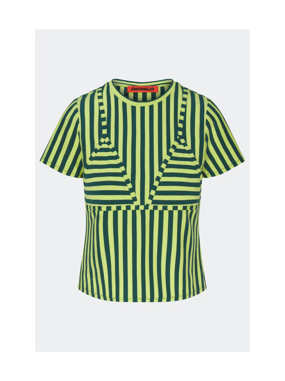 Simon Miller Kini striped T-shirt - Grün