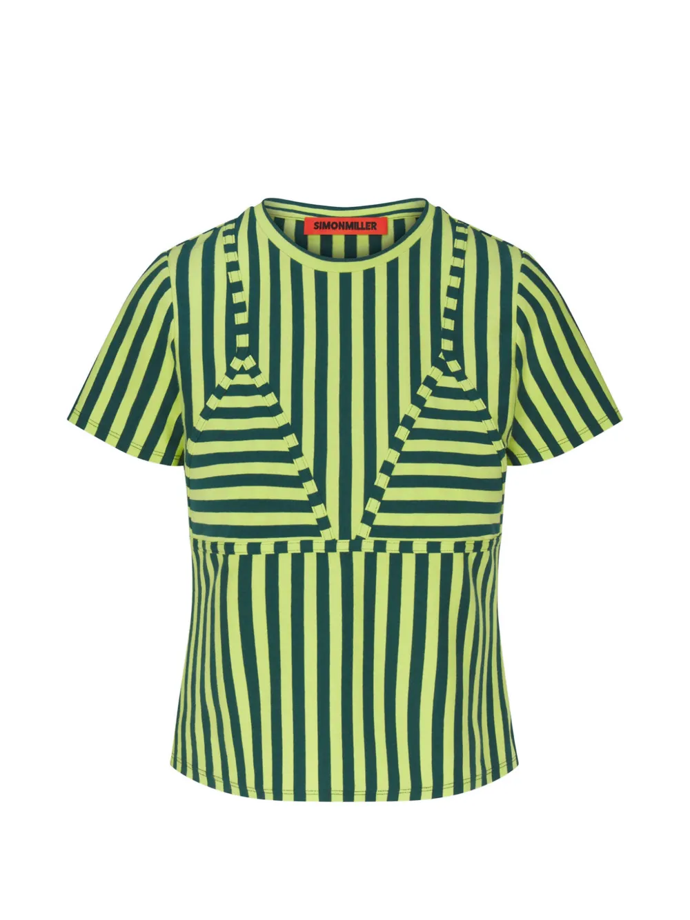 Simon Miller Kini striped T-shirt - Verde