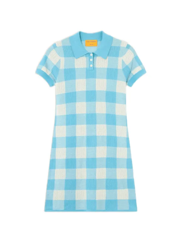 Guest In Residence Mini Polo Dress in Neutrals