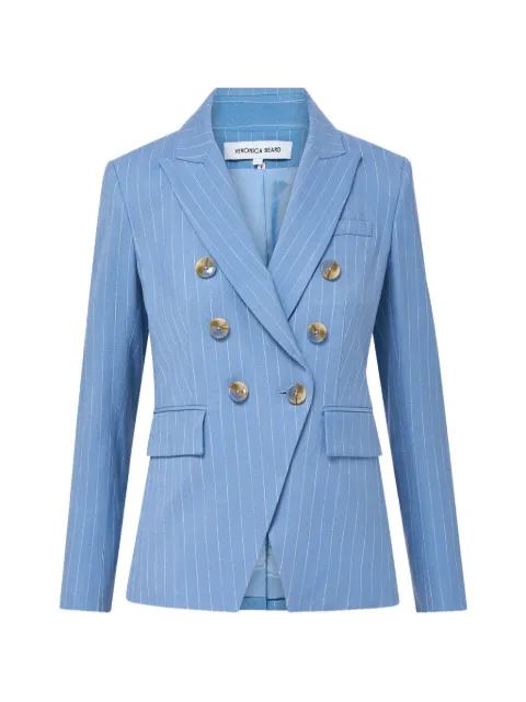 Veronica Beard pinstripe double-breasted jacket