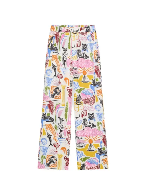 Closed Winona print trousers