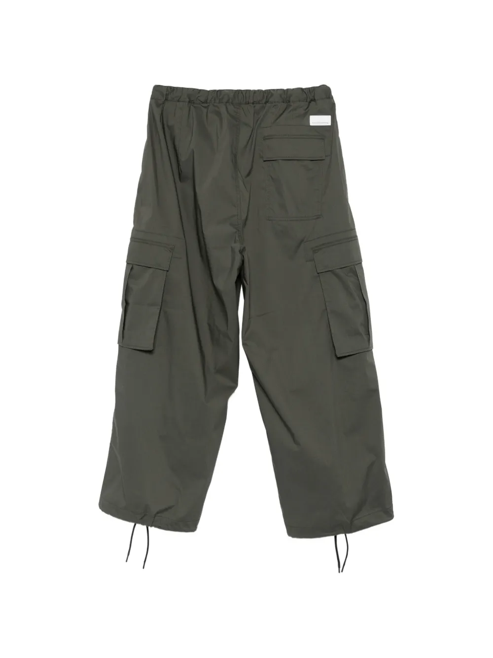 Nine In The Morning Broek met cargo zak Groen