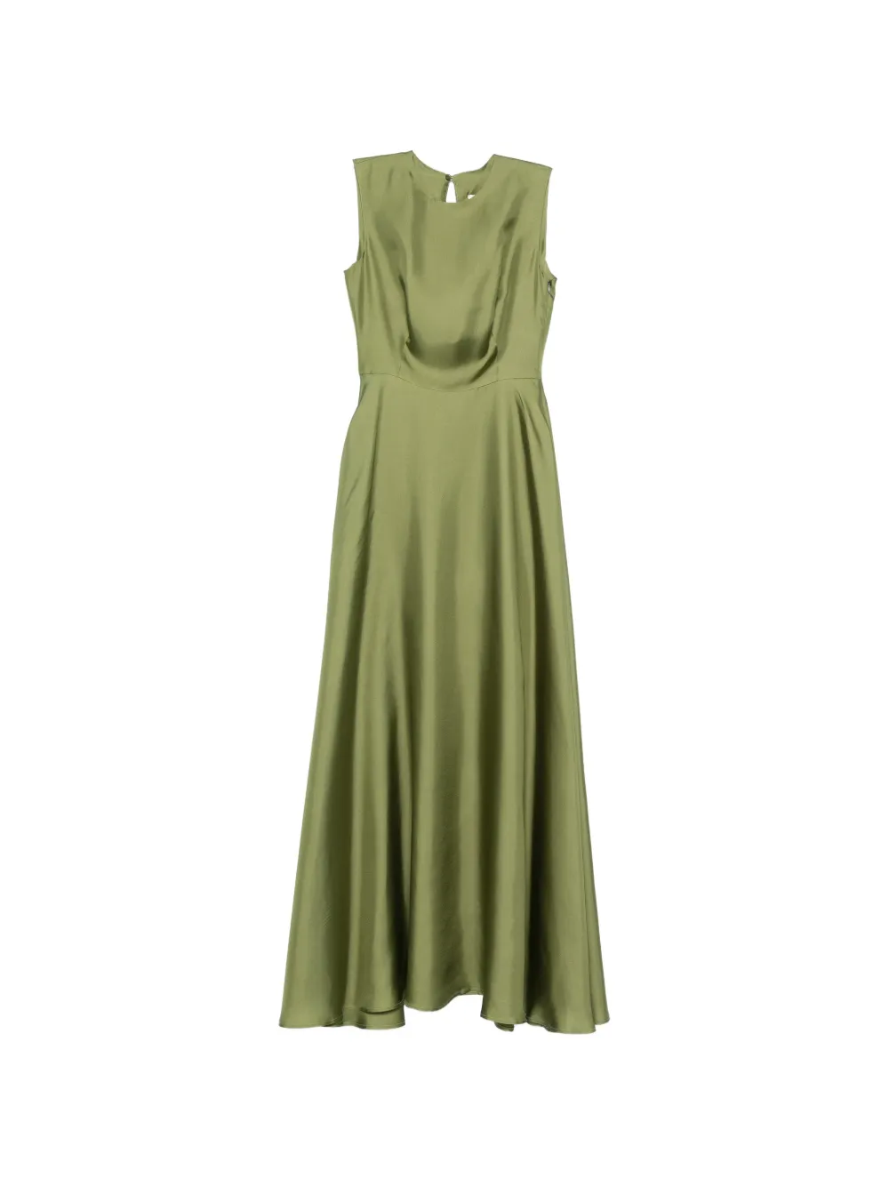 CO.GO sleveeless crew neck maxi dress - Verde