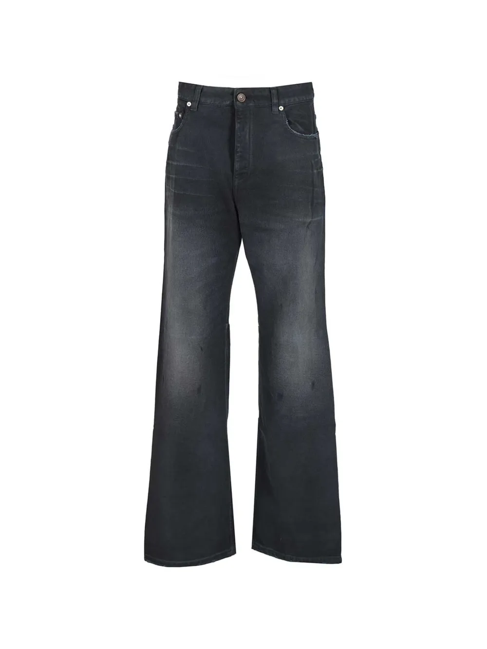 Balenciaga five-pockets cotton jeans - Blu
