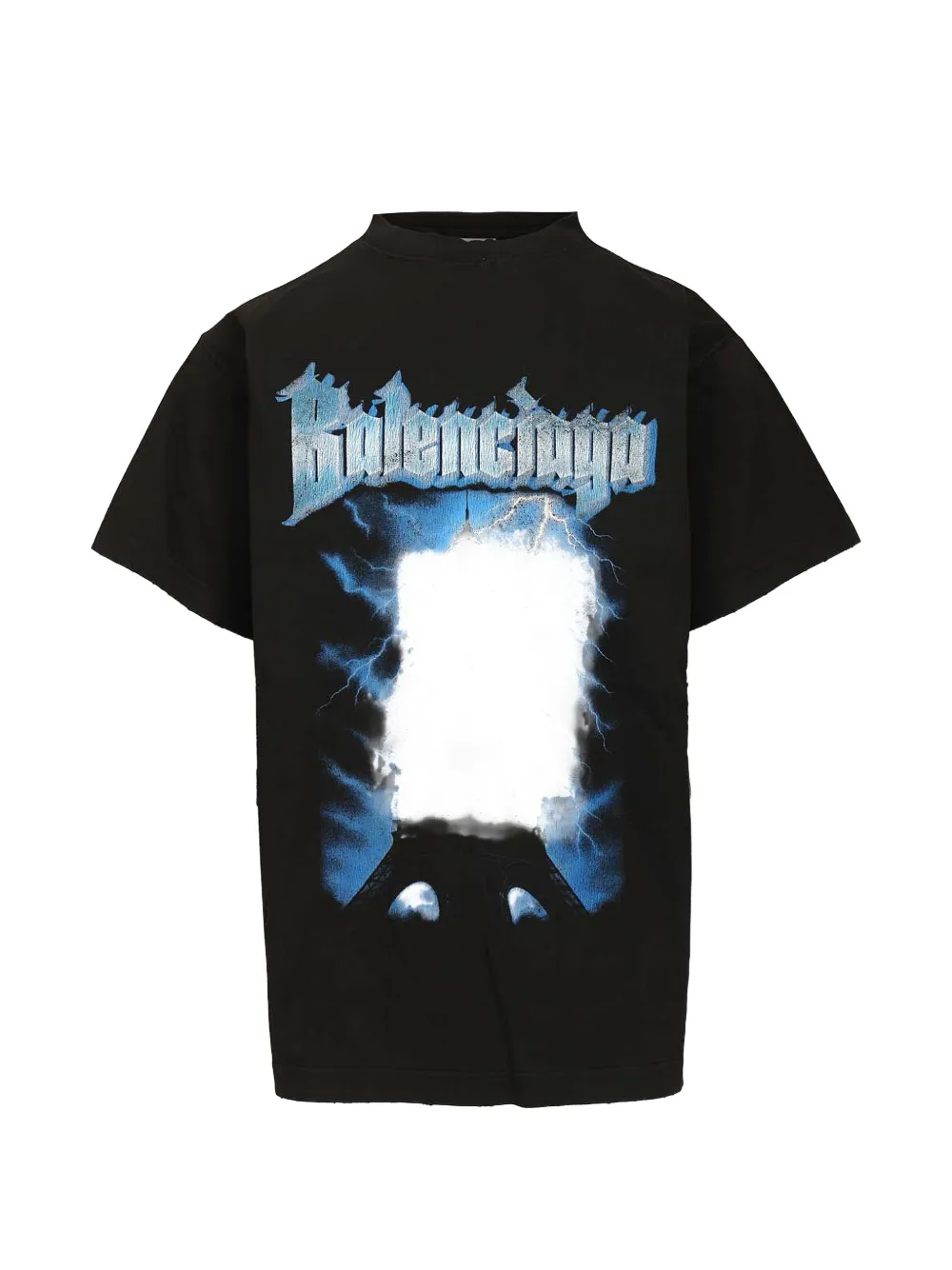 Balenciaga Paris Thunderstorm printed T-shirt - Nero