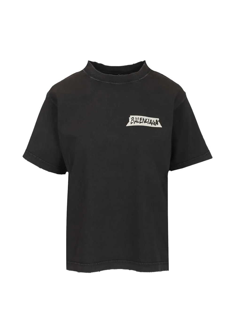 Balenciaga Masking Tape printed T-shirt - Nero