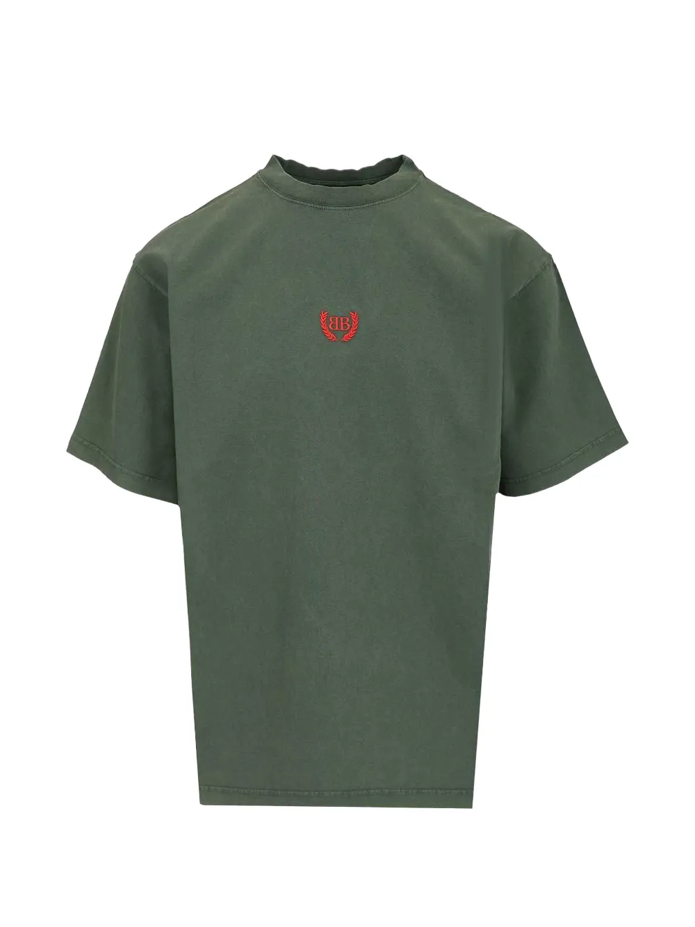 Balenciaga Laurel embroidered T-shirt - Verde