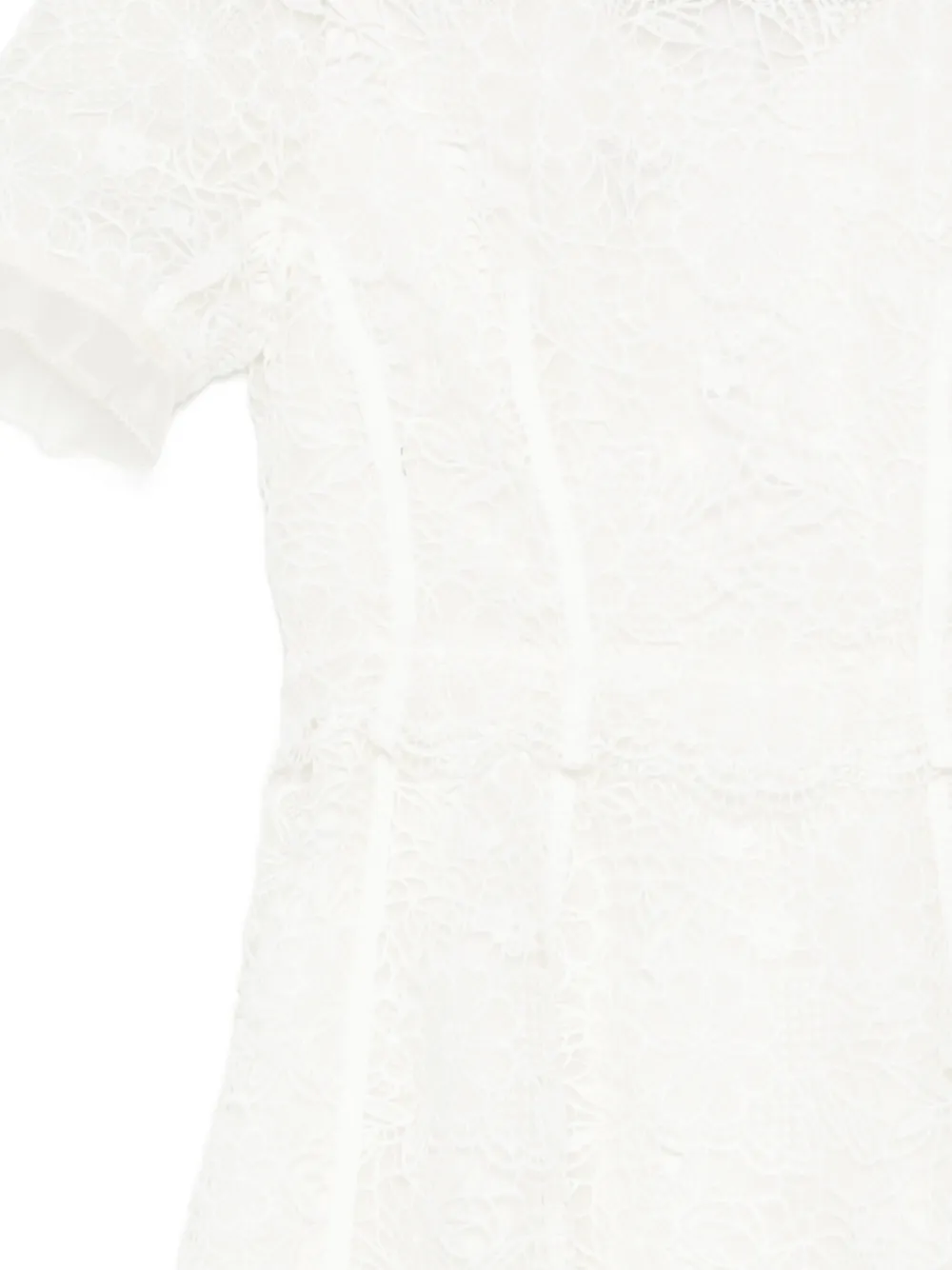 SHIATZY CHEN Midi-jurk met kant Wit