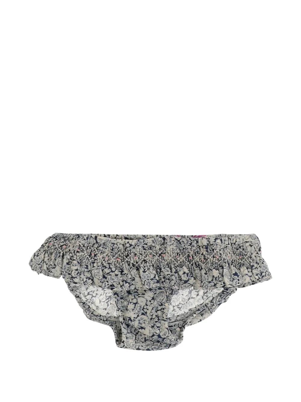 Bonpoint elasticated-waist floral-print swim briefs – Blue