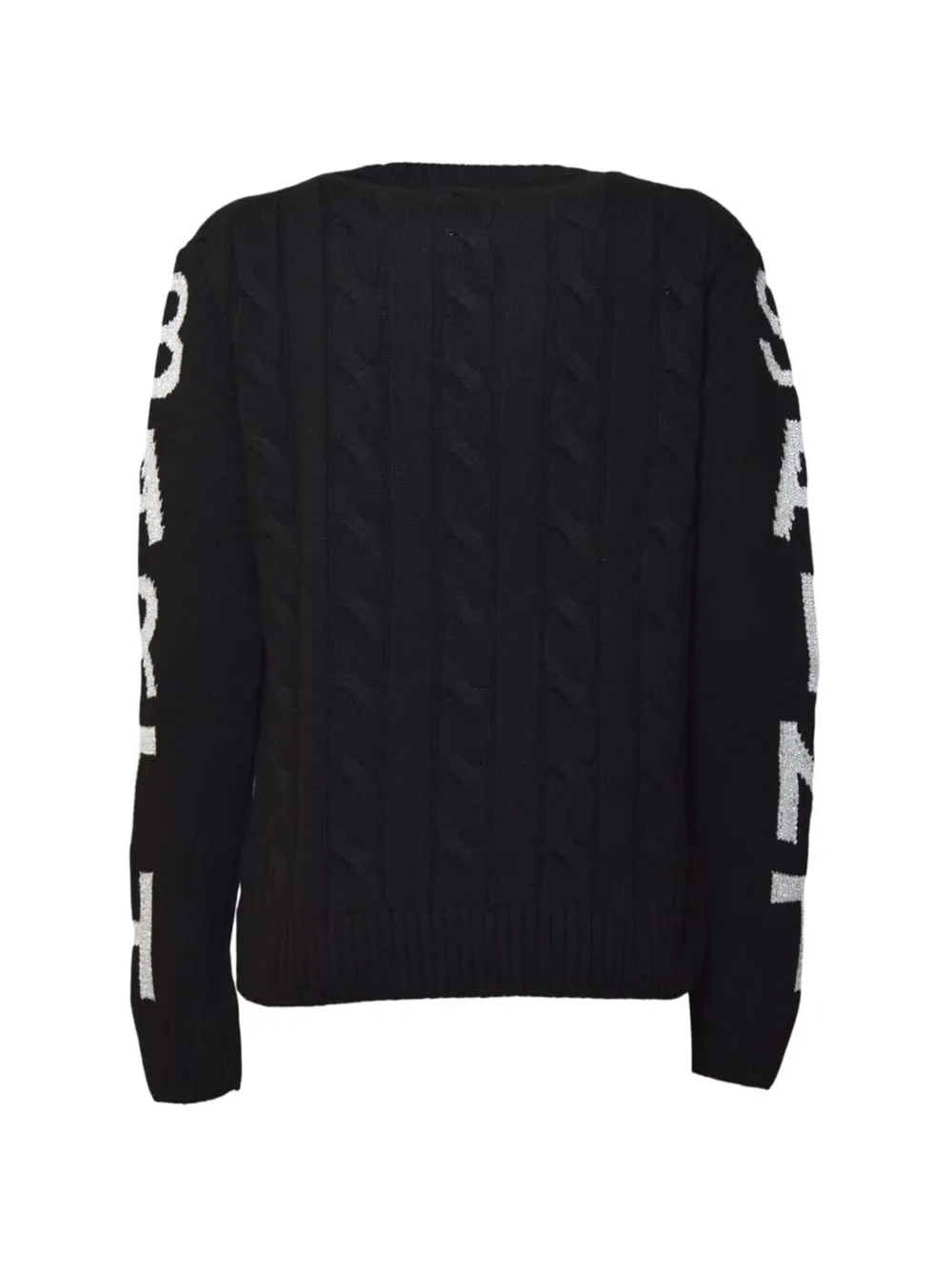  Mc2 Saint Barth Kids Cable-knit Sweater - Black 