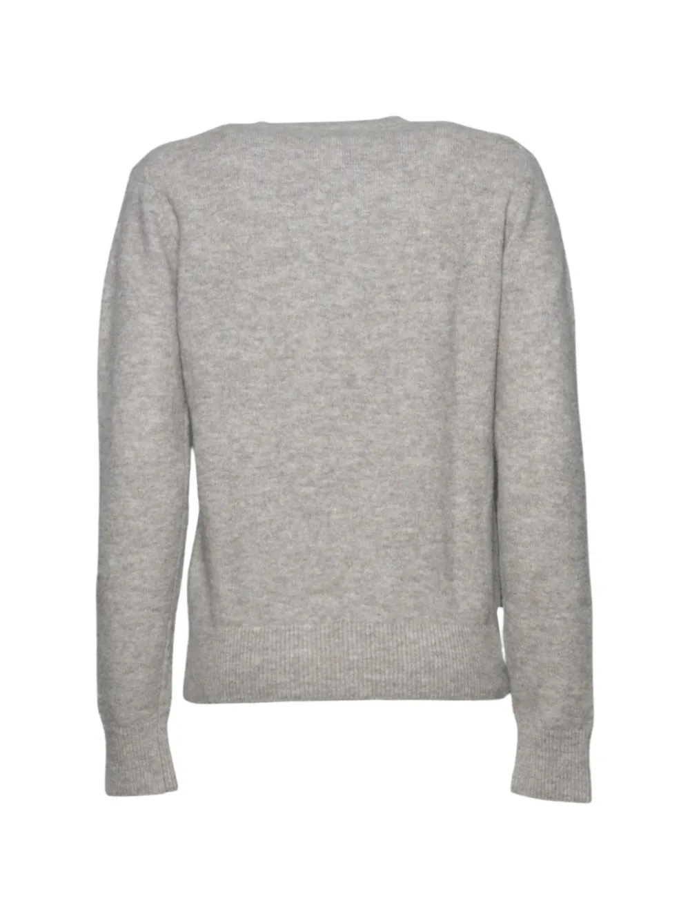 MC2 Saint Barth Trui met ronde hals en geribbelde afwerking Beige