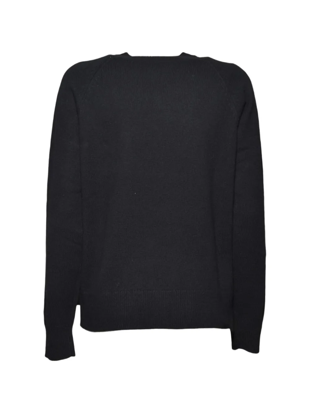 MC2 Saint Barth Trui met ronde hals en raglan mouwen Zwart