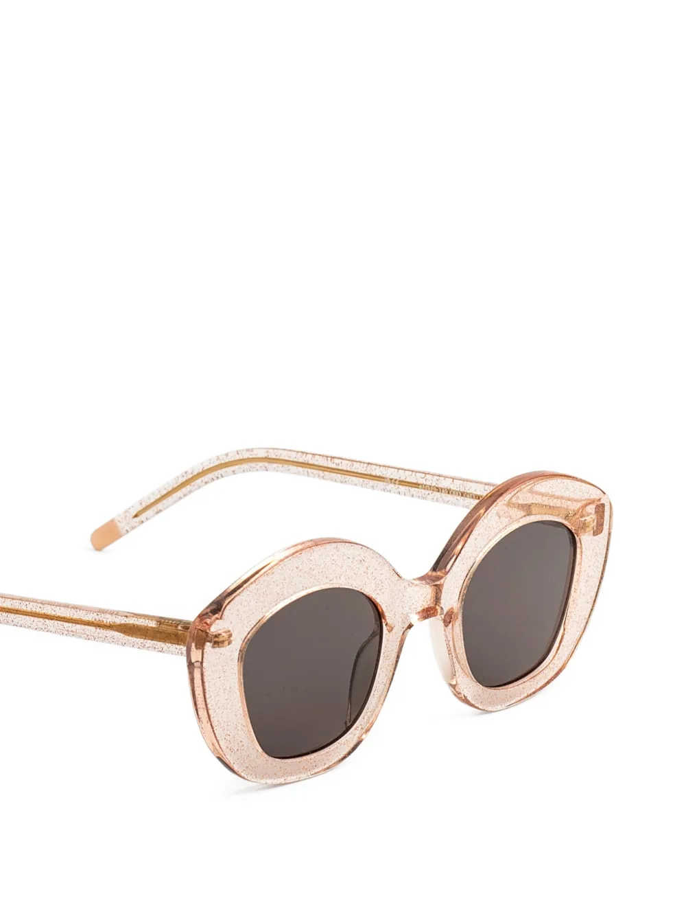 Kaleos Posey zonnebril met glitter montuur Roze