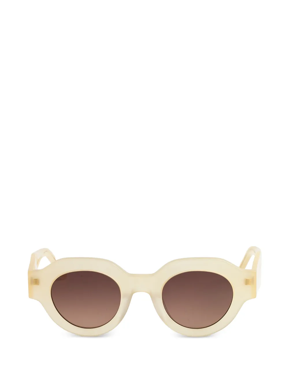 Kaleos Travers round-frame sunglasses - Toni neutri