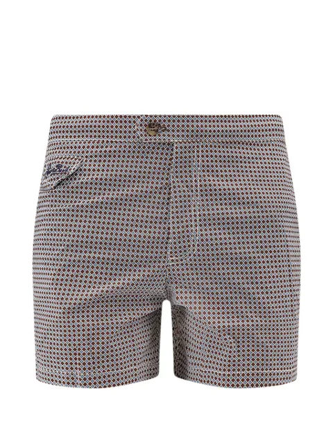 MC2 Saint Barth geometric-print swim shorts