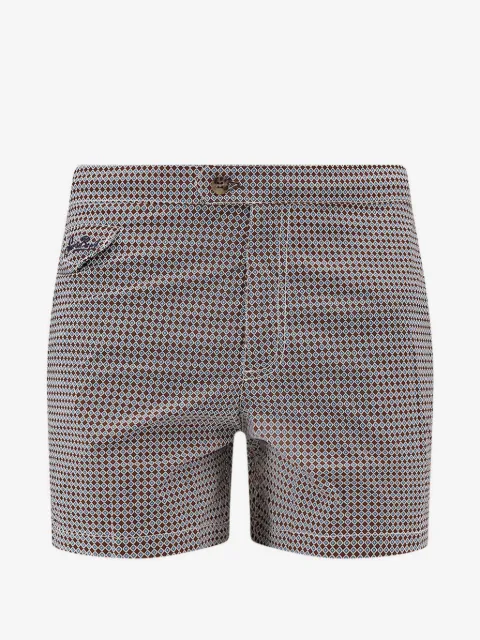 MC2 Saint Barth shorts de playa con estampado geométrico