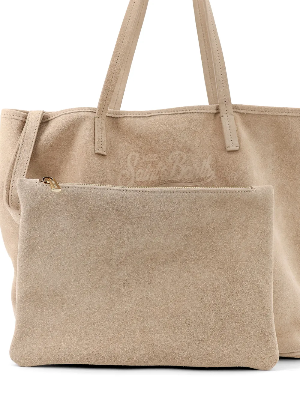 MC2 Saint Barth City suède tas Beige