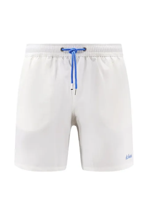 MC2 Saint Barth shorts con cordones en la pretina y logo bordado