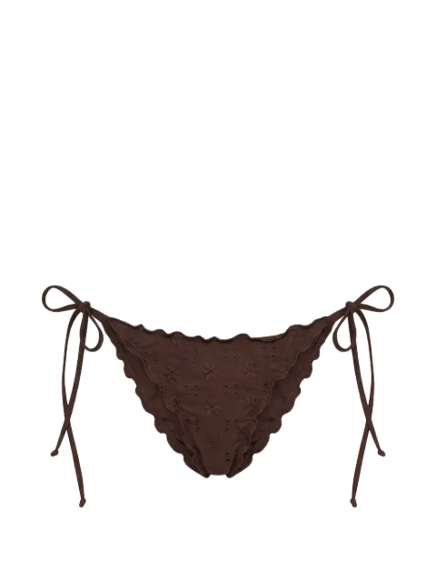 MC2 Saint Barth Miami broderie-anglaise side-tie bikini bottoms