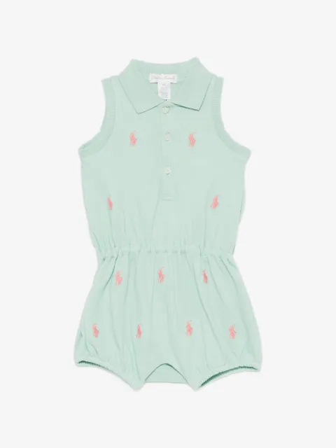POLO RALPH LAUREN KIDS رومبر مطرز بشعار الماركة وبدون أكمام