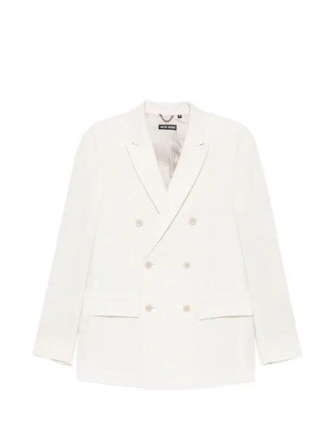 Antony Morato double-breasted slub-texture jacket