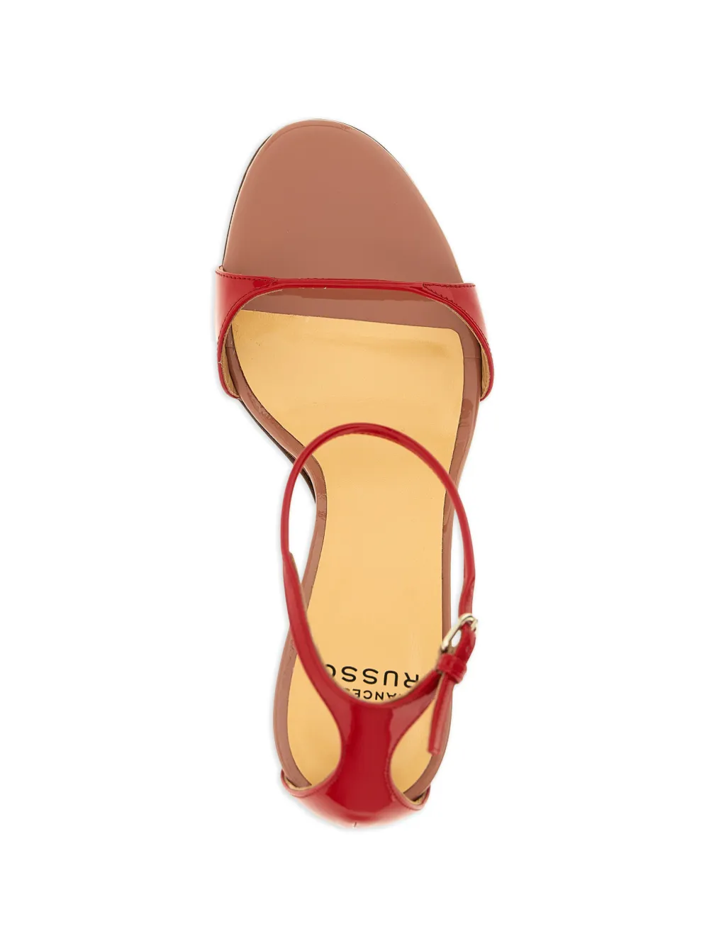 Francesco Russo round-toe ankle-strap sandals Rood