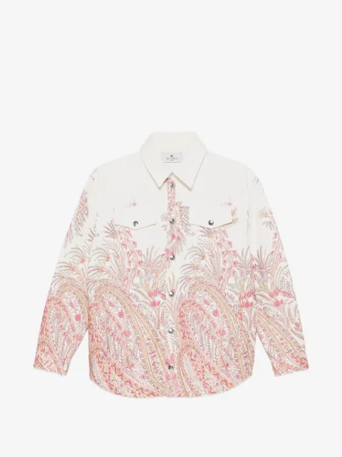 ETRO KIDS paisley-print shirt jacket