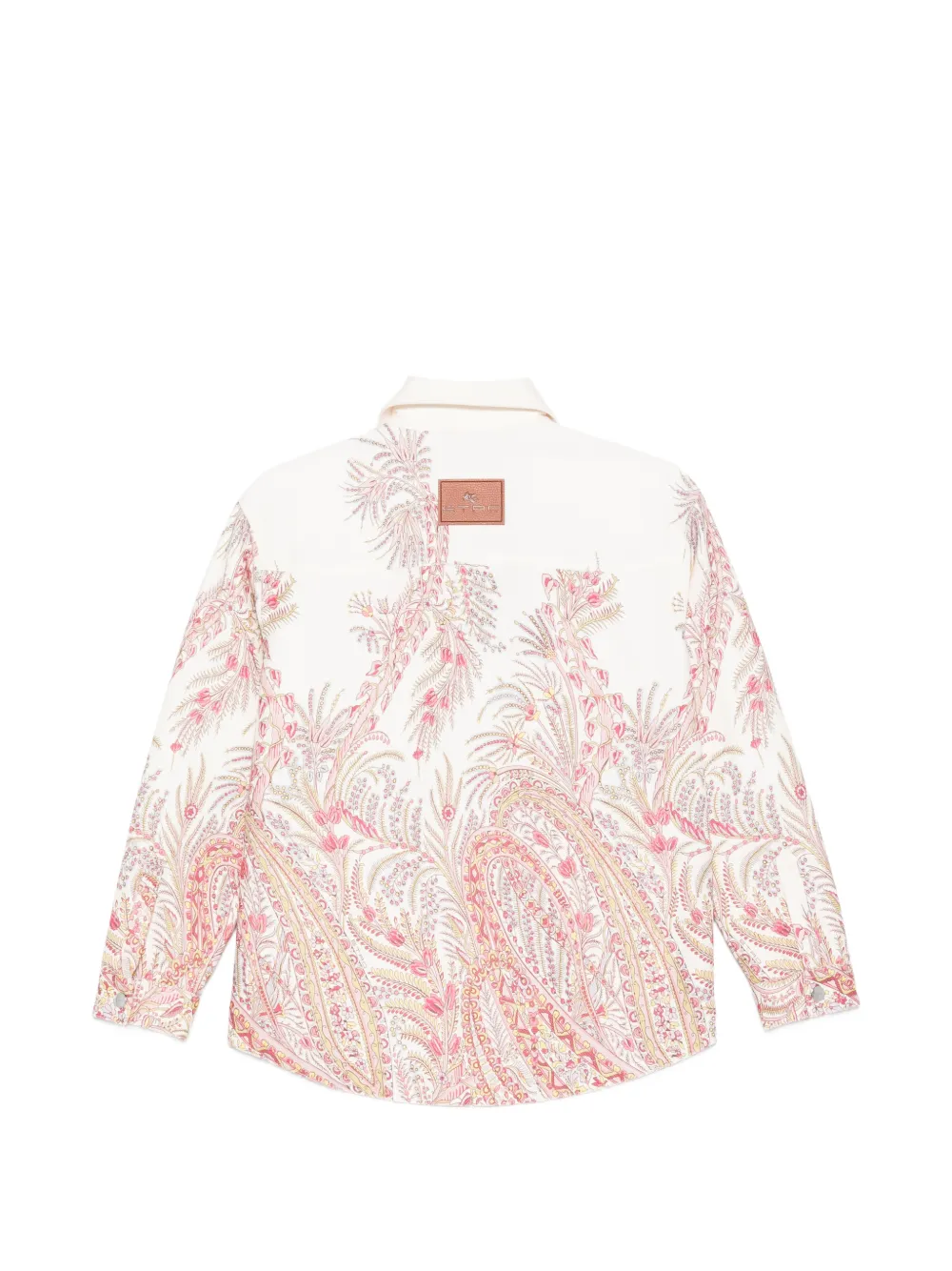 ETRO KIDS Donsjack met paisley-print Beige