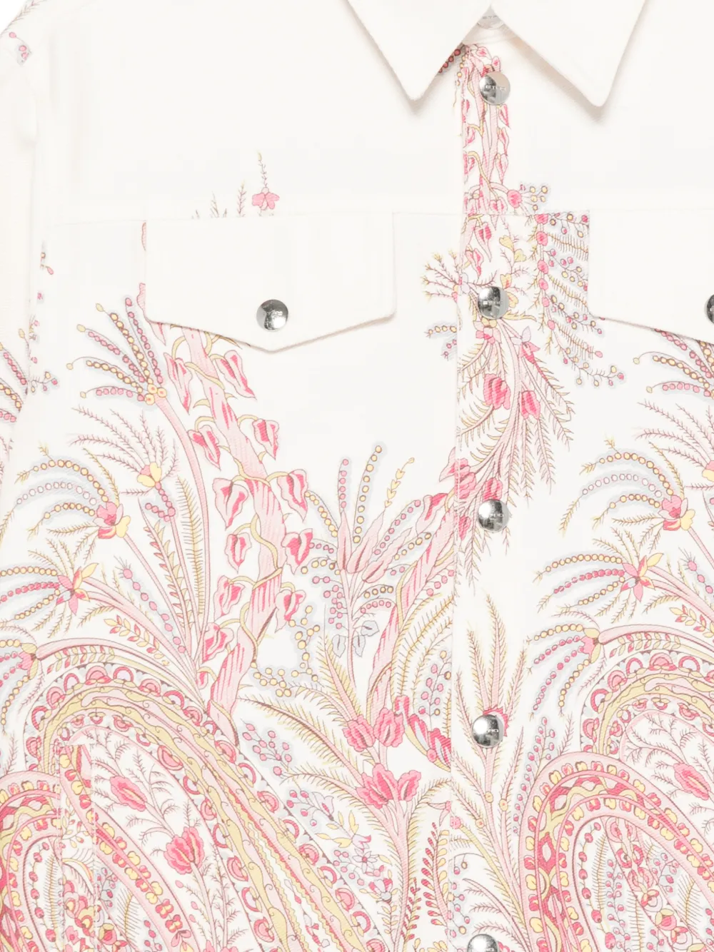 ETRO KIDS Donsjack met paisley-print Beige