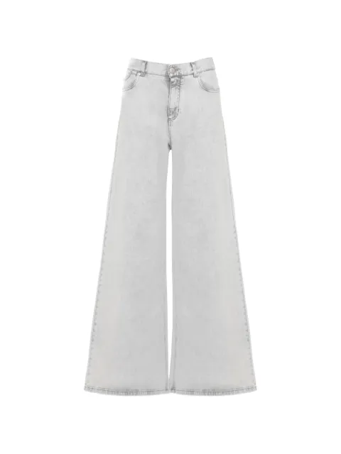 PANICALE embellished wide jeans