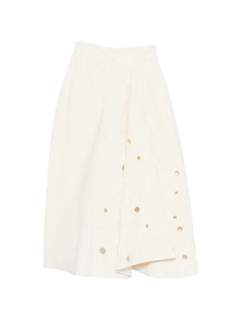 Gentry Portofino falda midi con apliques