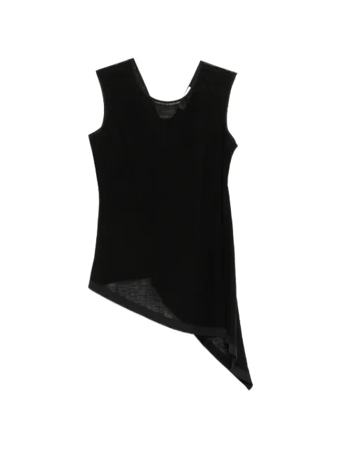 Gentry Portofino sleeveless asymmetric top