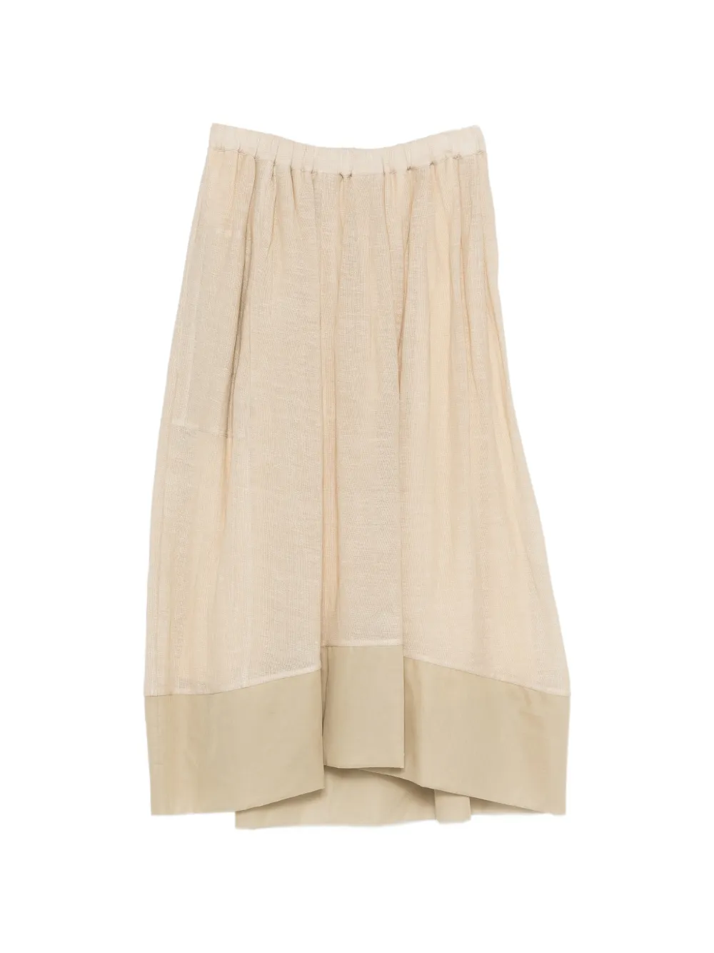 Gentry Portofino elasticated-waist midi skirt - Toni neutri